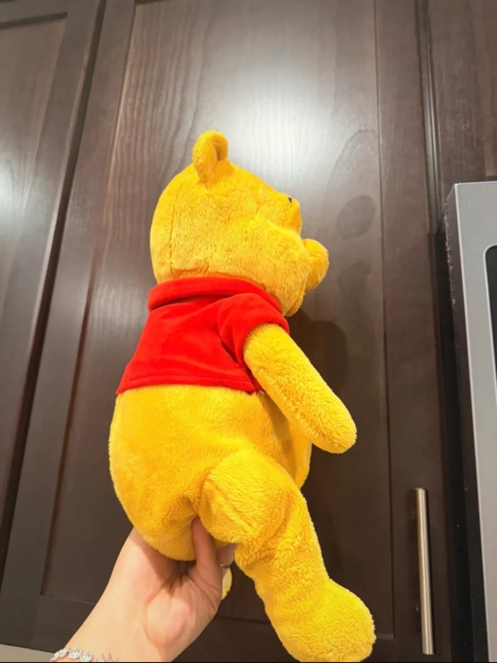 Disney Winnie the Pooh Plush — Yellow with Red Shirt